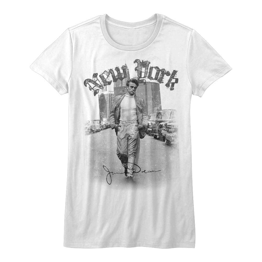 James Dean Ladies T-Shirt - New York Walking