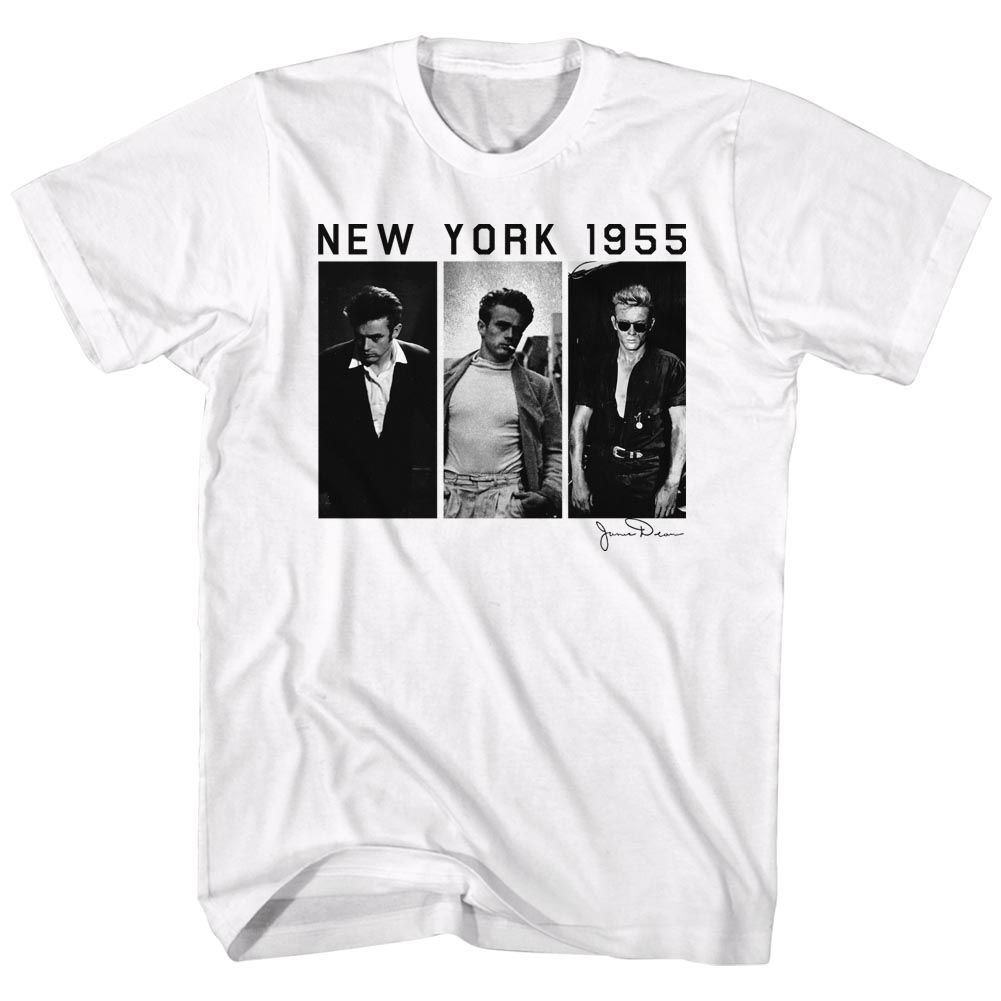White James Dean t-shirt featuring James Dean James Co design