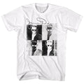 White James Dean t-shirt featuring James Dean 4 Play design
