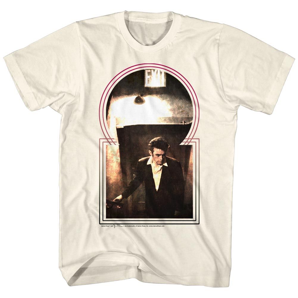 Natural James Dean t-shirt featuring James Dean Key Dean design