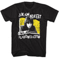 Black Joan Jett and the Blackhearts t-shirt featuring Joan Jett and the Blackhearts Cutout Style design