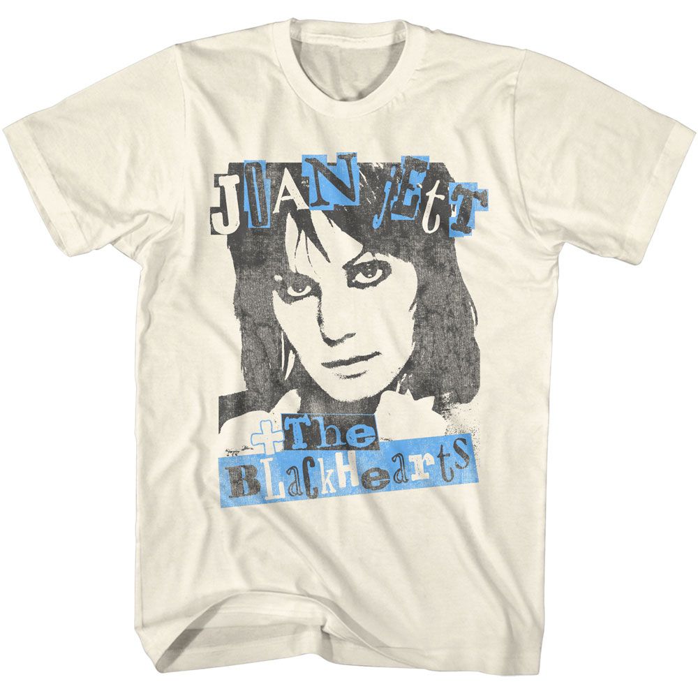 Natural Joan Jett and the Blackhearts t-shirt featuring Joan Jett and the Blackhearts Punk Poster design