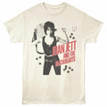 Natural Joan Jett and the Blackhearts t-shirt featuring a Guitar Pose design