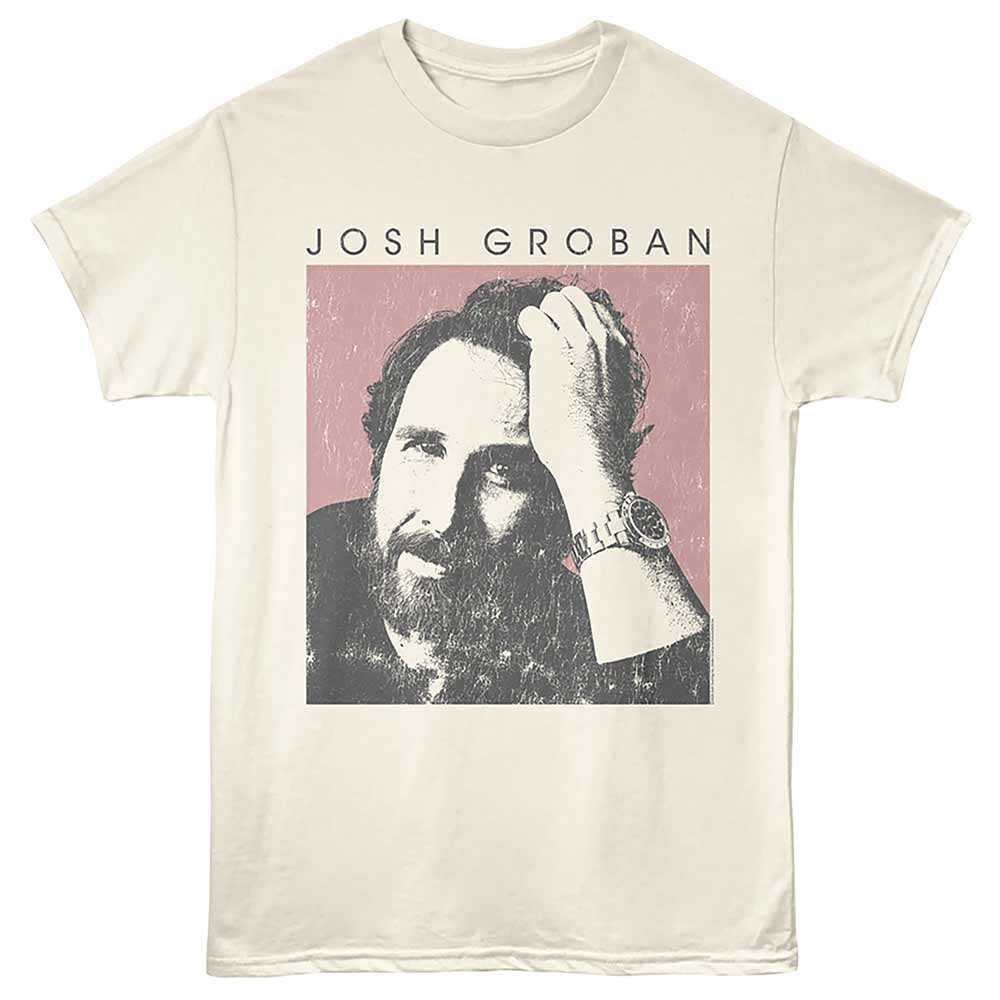 Natural Josh Groban t-shirt featuring a Photo design