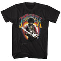 Black Jimi Hendrix t-shirt featuring Jimi Hendrix name design