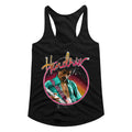 Jimi Hendrix Ladies Racerback - Neon