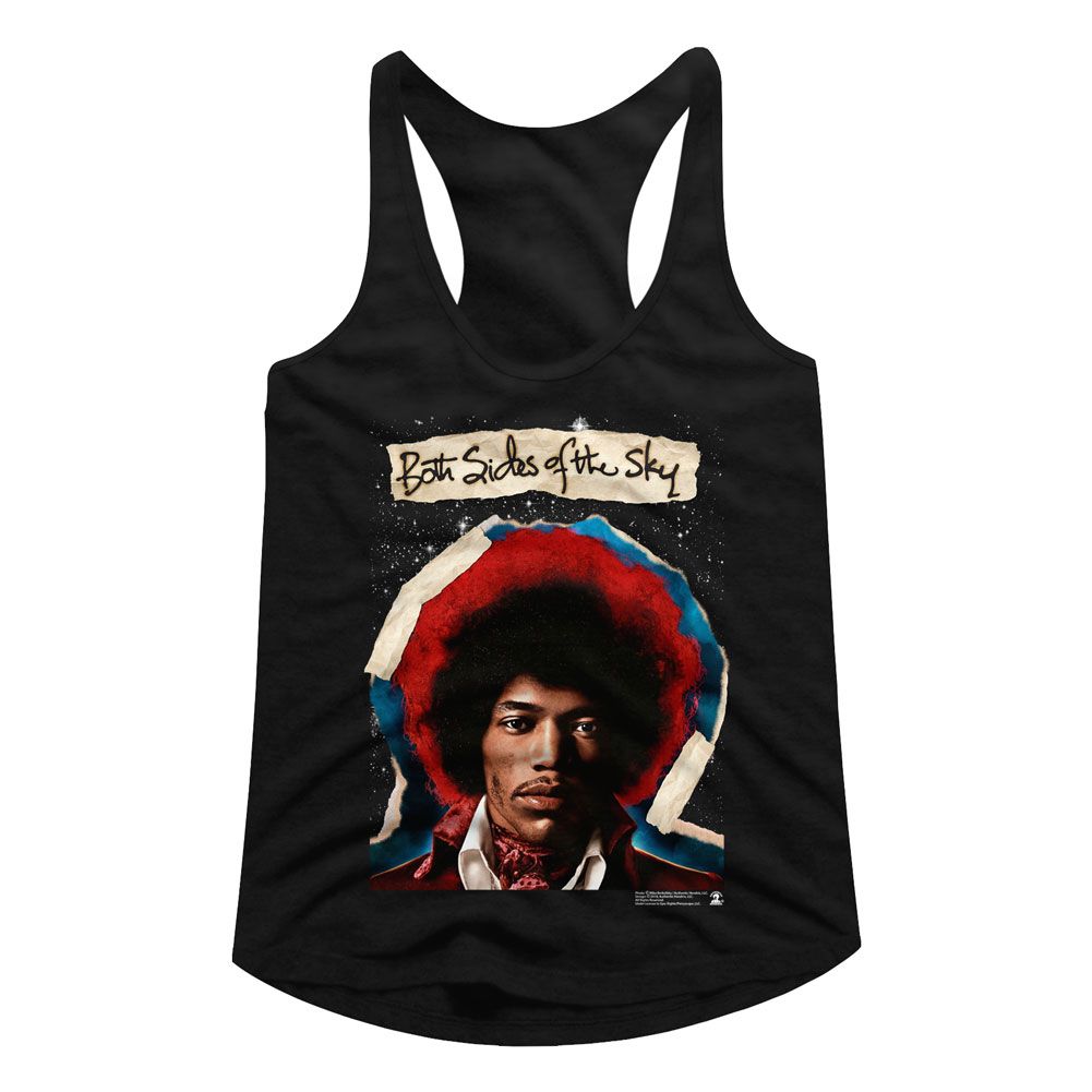 Jimi Hendrix Ladies Racerback - Both Sides