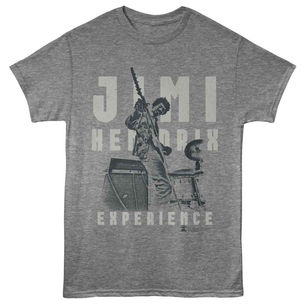 Graphite heather Jimi Hendrix t-shirt featuring Jimi Hendrix Experience design