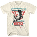 Natural Jimi Hendrix t-shirt featuring Jimi Hendrix Atlanta design