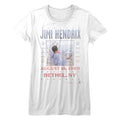 Jimi Hendrix Ladies T-Shirt - Woodstock