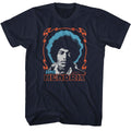 Navy Jimi Hendrix t-shirt featuring Jimi Hendrix Tri Color design