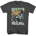 Smoke gray Jimi Hendrix t-shirt featuring Jimi Hendrix Bubbles design