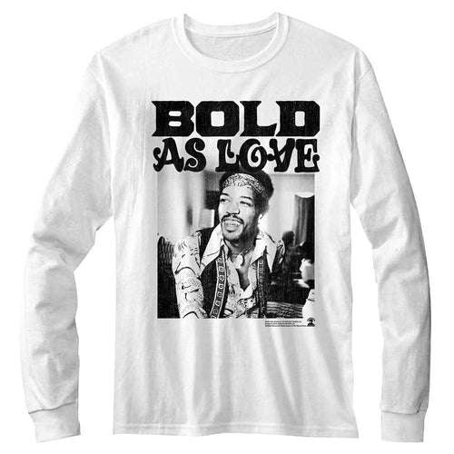 Jimi Hendrix Long Sleeve T-Shirt - Bold