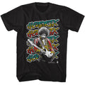 Black Jimi Hendrix t-shirt featuring Jimi Hendrix Bold As Jimi design