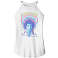 Jimi Hendrix Ladies Rocker Tank - Pastel Both Sides