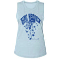 Jimi Hendrix Ladies Muscle Tank - Name And Stars