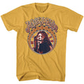 Ginger Janis Joplin t-shirt featuring Janis Joplin Art Nouveau Circle design