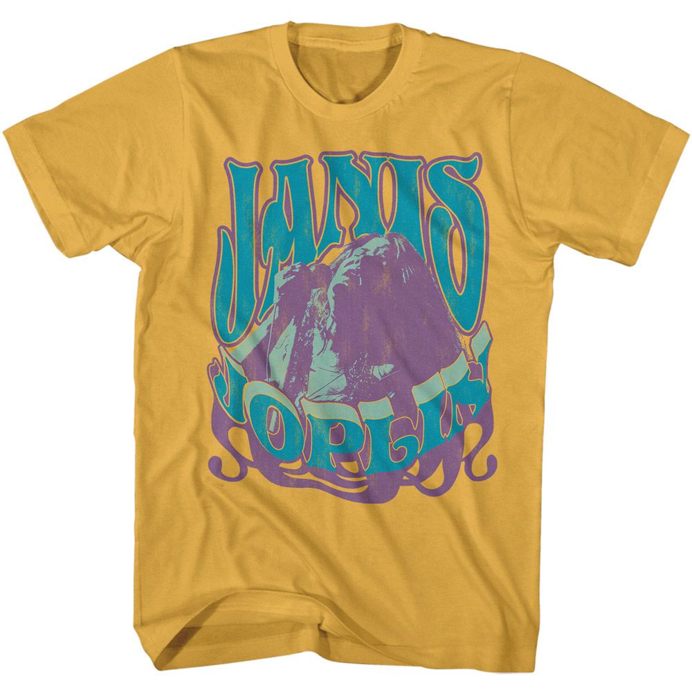 Ginger Janis Joplin t-shirt featuring Janis Joplin Sing From The Soul design