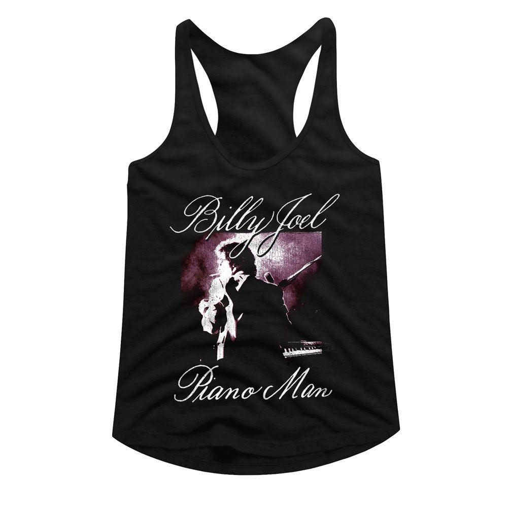 Billy Joel Ladies Racerback - Piano Man
