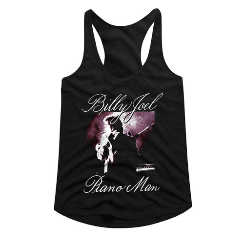 Billy Joel Ladies Racerback - Piano Man