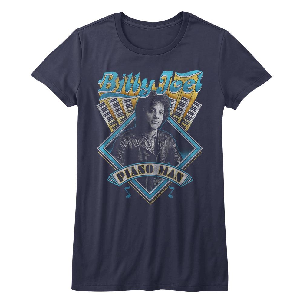Billy Joel Ladies T-Shirt - Billy Joel