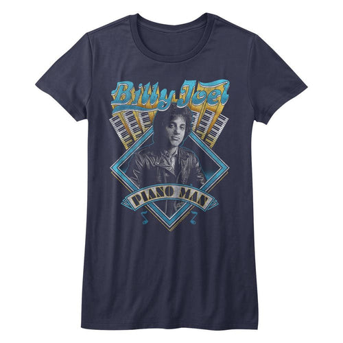 Billy Joel Ladies T-Shirt - Billy Joel