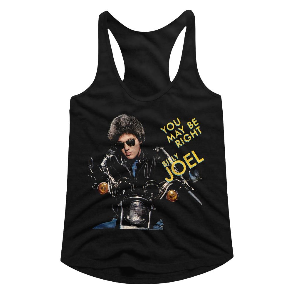 Billy Joel Ladies Racerback - You May Be Right