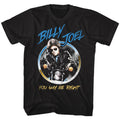 Black Billy Joel t-shirt featuring Billy Joel You May Be Right design