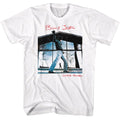 White Billy Joel t-shirt featuring Billy Joel Glass Houses 1980 album design