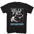 Black Billy Joel t-shirt featuring Billy Joel Poster design