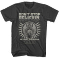 Smoke gray Journey t-shirt featuring Journey Detroit design