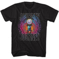 Black Journey t-shirt featuring Journey Gradient Scarab design