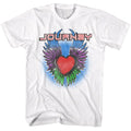 White Journey t-shirt featuring Journey Winged Heart design