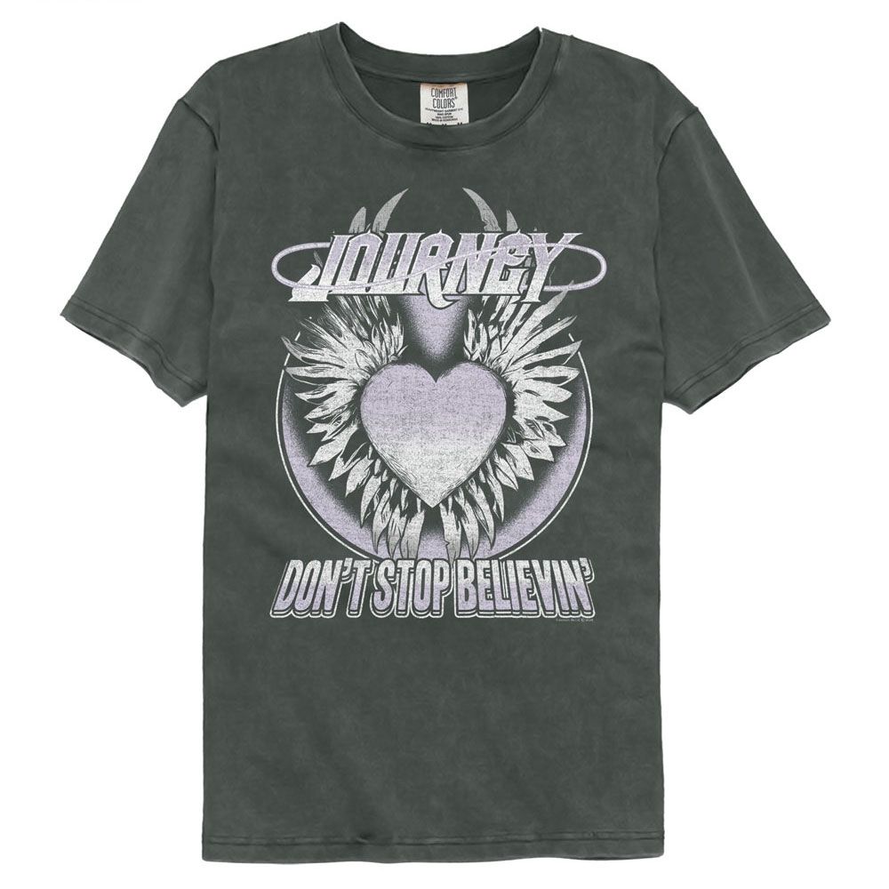 Journey Comfort Colors T-Shirt - Don't Stop Believin' Heart