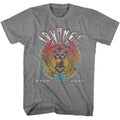 Graphite heather Journey t-shirt featuring Journey Stars design