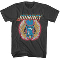 Smoke gray Journey t-shirt featuring Journey Strong Glow design