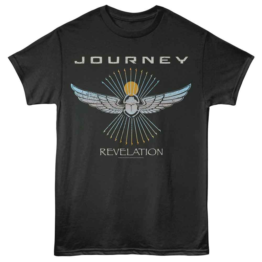 Smoke gray Journey t-shirt featuring Journey Revelation 2008 album design