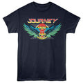 Navy Journey t-shirt featuring Journey Scarab Grid design
