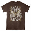 Small Town Girl Journey t-shirt in dark chocolate