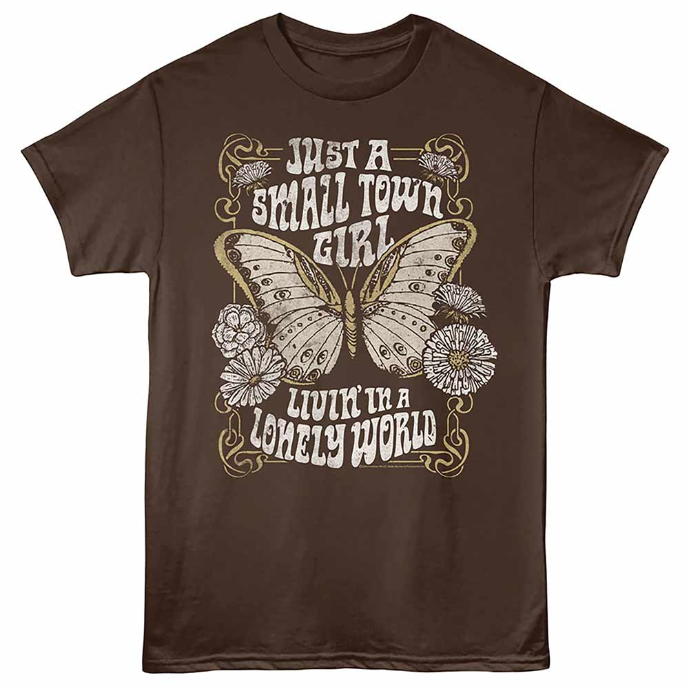 Small Town Girl Journey t-shirt in dark chocolate