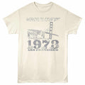 Natural Journey t-shirt featuring a San Francisco 1973 Golden Gate design