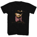 Black John Wayne t-shirt featuring John Wayne name design