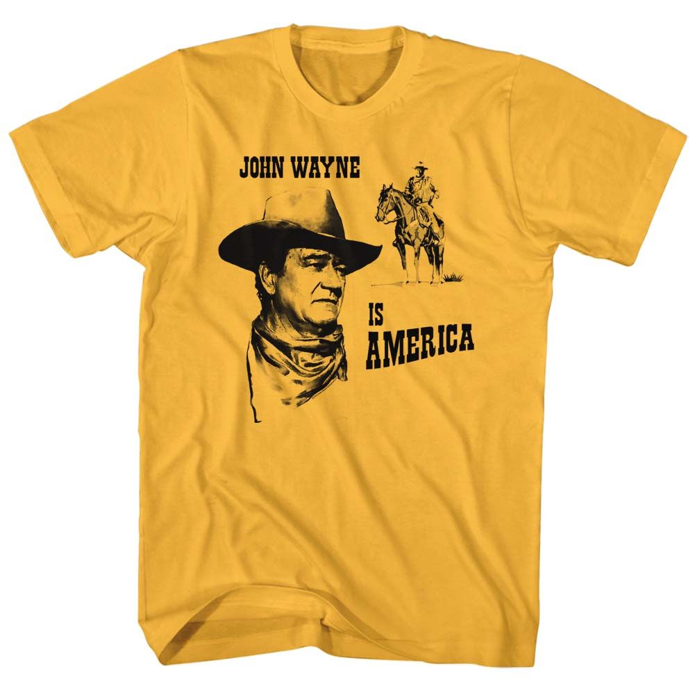 Ginger John Wayne t-shirt featuring John Wayne America design