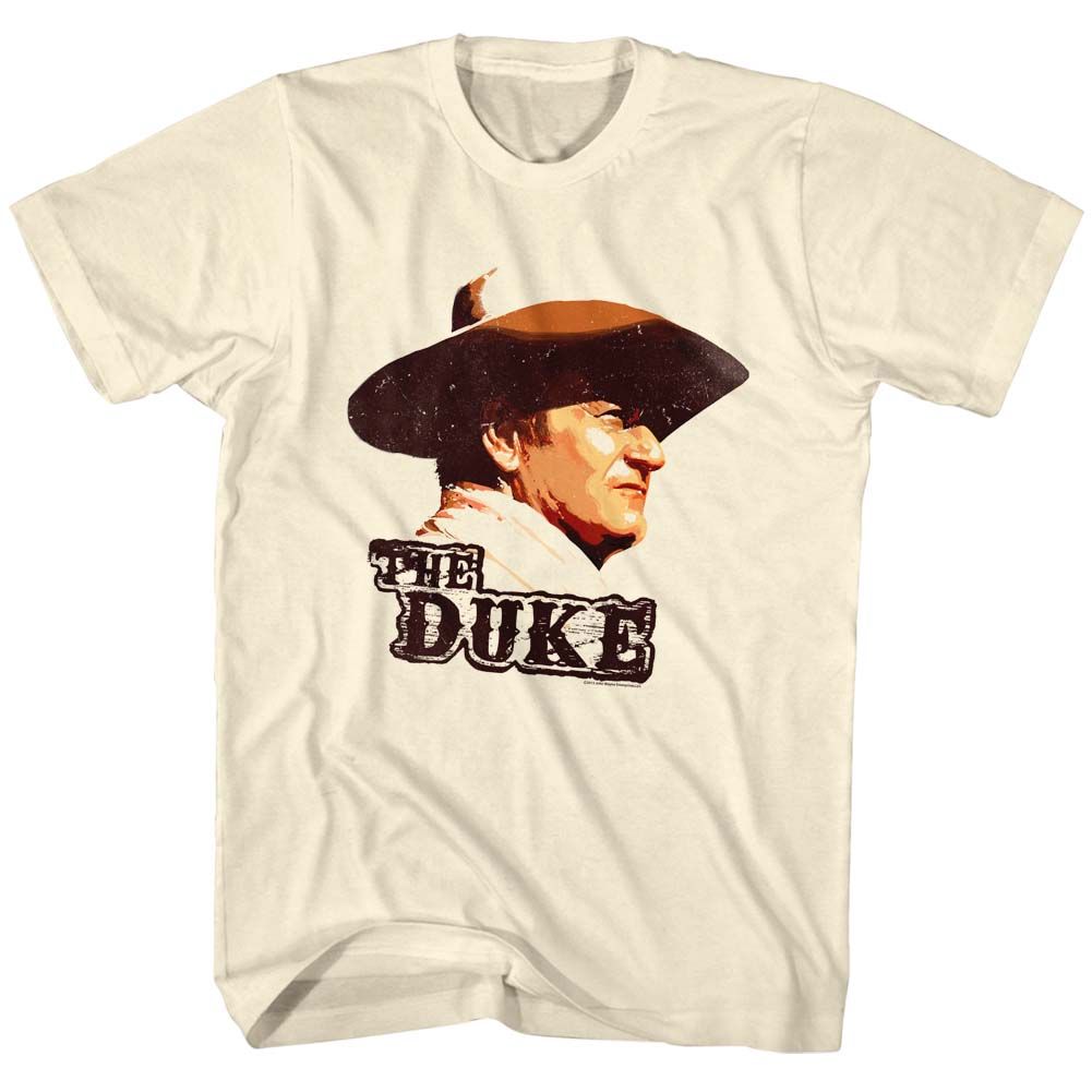 Natural John Wayne t-shirt featuring John Wayne Duke design
