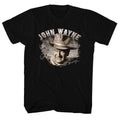 Black John Wayne t-shirt featuring John Wayne Poppin' Out design