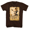 Dark chocolate John Wayne t-shirt featuring John Wayne Legend design