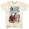 Natural John Wayne t-shirt featuring John Wayne Make It Wayne design
