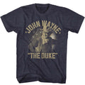 Navy heather John Wayne t-shirt featuring John Wayne JW The Duke design