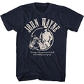 Navy John Wayne t-shirt featuring John Wayne Courage design