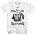 White John Wayne t-shirt featuring John Wayne A Second Chance design